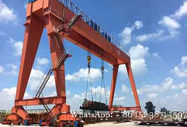 Double girder gantry crane Double girder gantry crane