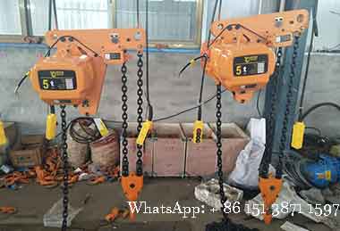 5 ton + 5 ton electric chain hoist for double hoist overhead crane for sale Australia 5 ton + 5 ton electric chain hoist for double hoist overhead crane for sale Australia