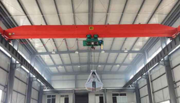 Single girder grab overhead crane 2 ton -10 ton