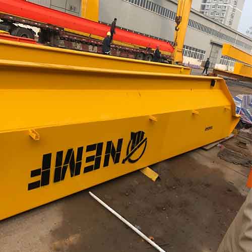 Top Running Single Girder Overhead Travelling Crane 12 Ton Dominica