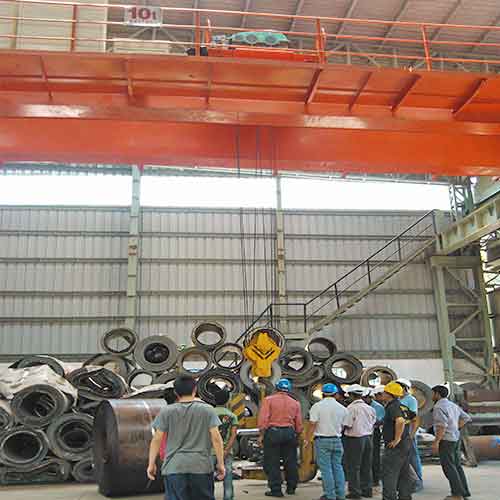 Overhead Crane 10 Ton Installation in Steel Coils Plant Bangladesh 