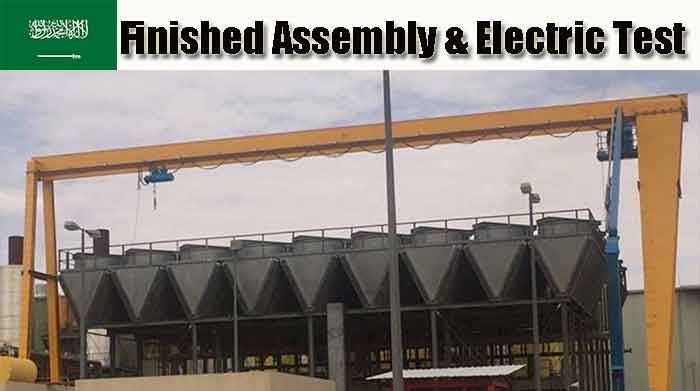 Single girder gantry crane finished installation