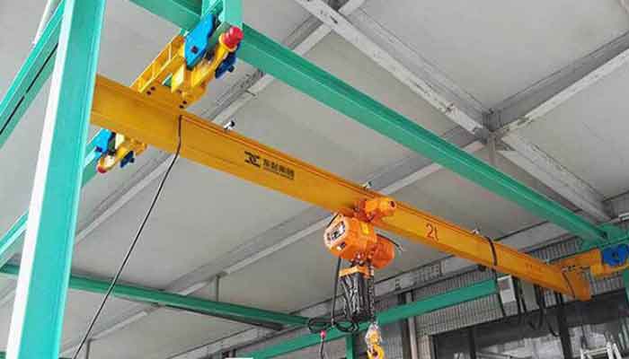 single girder underslung crane 3 ton 