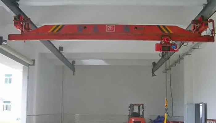 single girder underslung crane 2 ton 