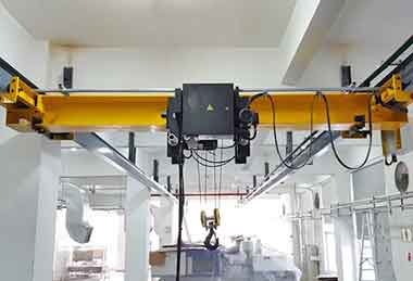 Electric single girder underslung crane