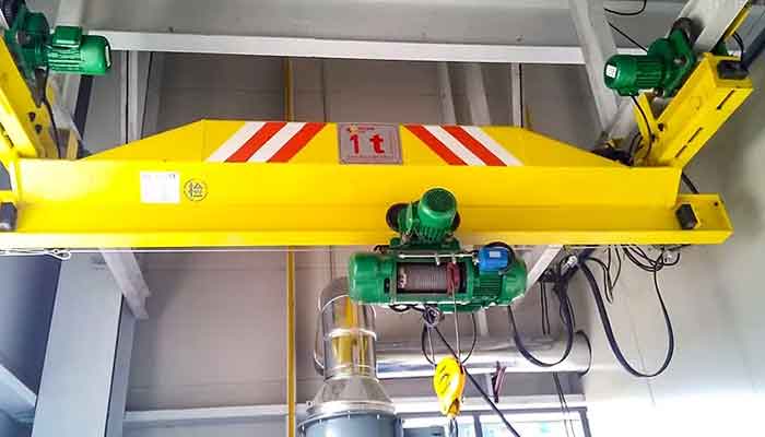 single girder underslung crane 1 ton 