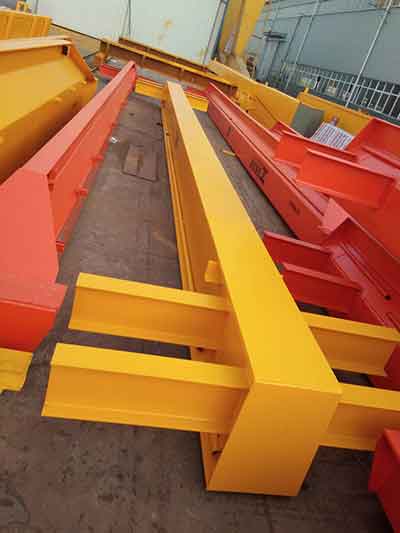 Main girder of single girder electric hoist gantry crane 10 ton for Gabon Main girder of single girder electric hoist gantry crane 10 ton for Gabon