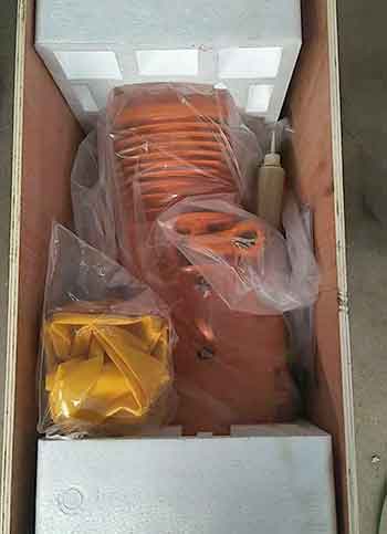 Jib hoists packed in wooden boxes for sale Australia