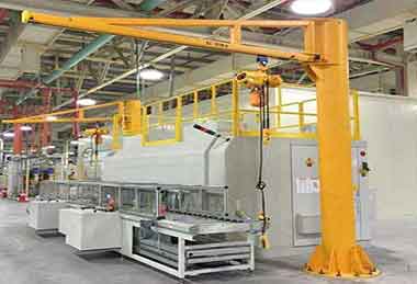 Kbk cantilever freestanding jib cranes