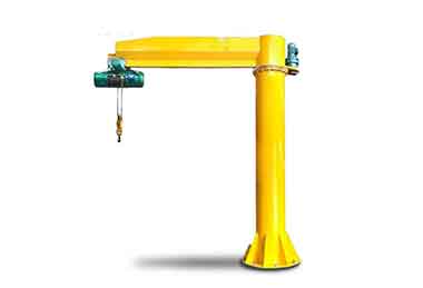 Electric rotating free standing jib cranes Electric rotating free standing jib cranes