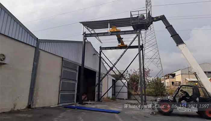 2 ton freestanding bridge crane for sale 