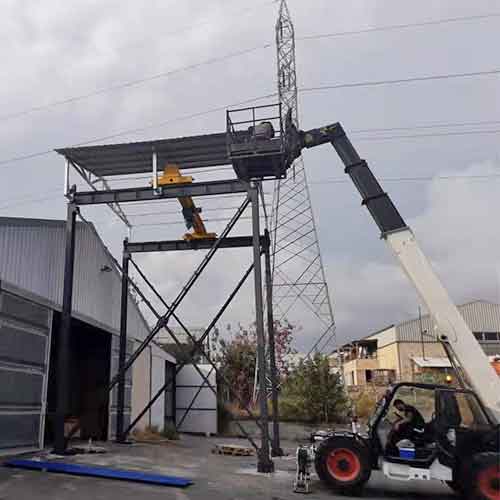 2 Ton Free Standing Bridge Crane for Outdoor Use Cyprus