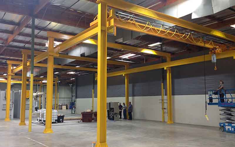 Free Standing Bridge Crane & Freestanding Overhead Crane 5 Ton