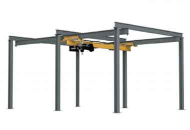 Underhung Freestanding Bridge Crane