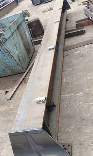Main girder of free standing bridge crane 2 ton for sale Cyprus Main girder of free standing bridge crane 2 ton for sale Cyprus