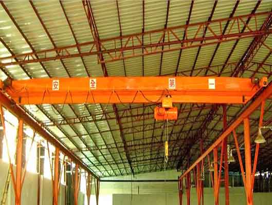 Top running single girder freestanding bridge crane - Freestanding crane series  Top running single girder freestanding bridge crane - Freestanding crane series