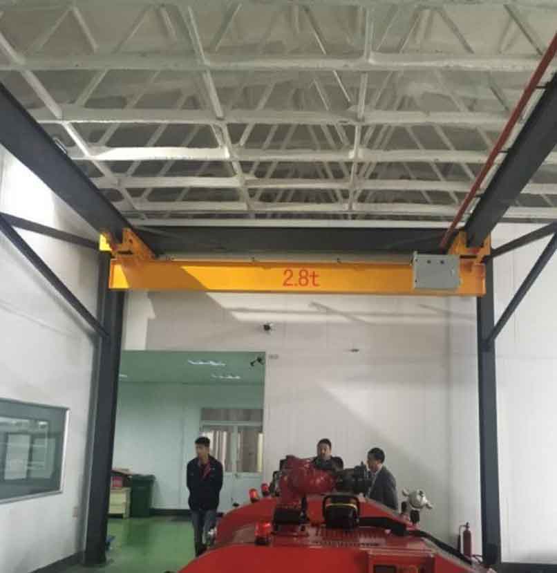 2.8 ton freestanding bridge crane with underhung bridge crane design  2.8 ton freestanding bridge crane with underhung bridge crane design