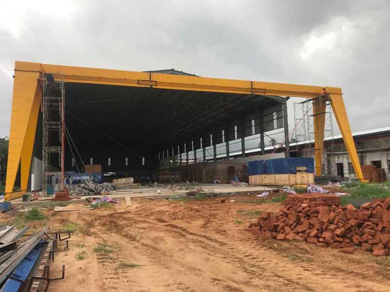 single girder gantry crane 5 ton for Sri Lanka