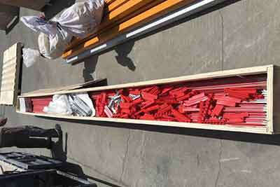 Single pole busbar for the power supply of 25 ton single girder low headroom gantry crane  Single pole busbar for the power supply of 25 ton single girder low headroom gantry crane