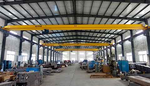 Chinese style economical single girder overheadtravelling crane 