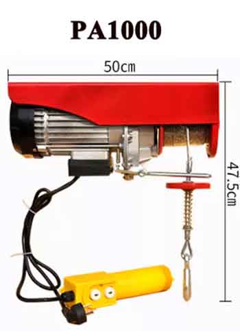 PA 1000 mini wire rope hoist
