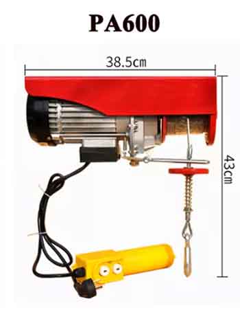 PA 600 mini wire rope hoist