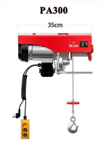PA 300 mini wire rope hoist
