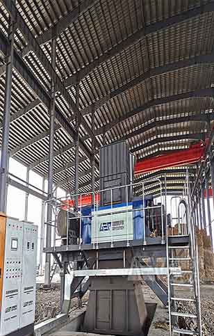 Biomass crane for bagasse handling