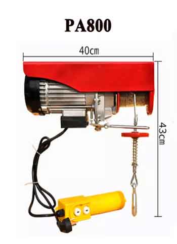PA 800 mini wire rope hoist