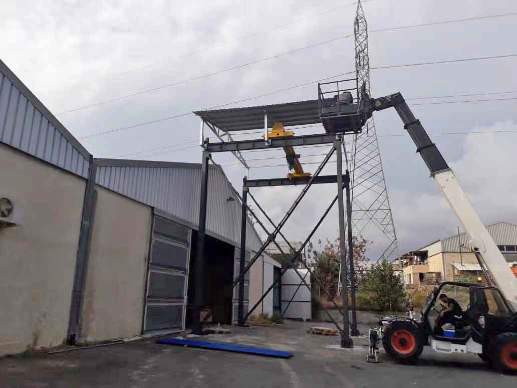outdoor overhead crane 2 ton for sale