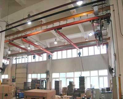 Ceiling mounted single girder kbk crane