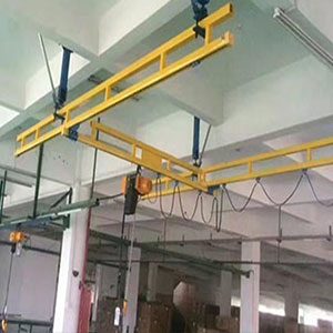 Single girder suspension workstation crane