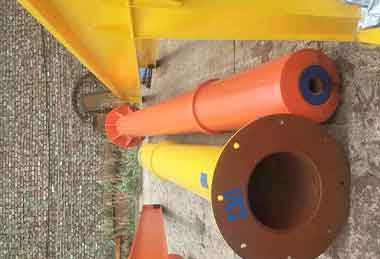 Supporting columm of pillar jib crane 2 ton for construction industry in New Zealand