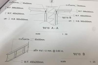 overhead travelling crane drawing from Malaysia client
