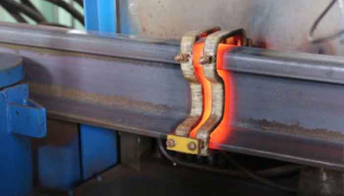 crane rail welding pretreatment 