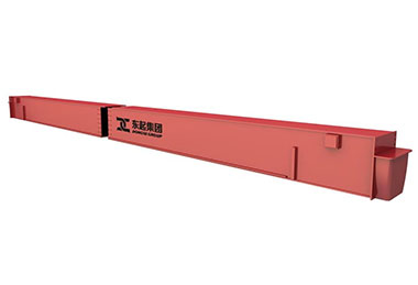 single girder overhead crane with long span can be cutted into 2 sections for easy transportation and low crane cost. 