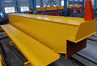Main girder of double beam overhead crane 40 ton for delivery to USA