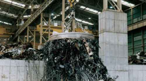 electromagnet for steel scrap handling