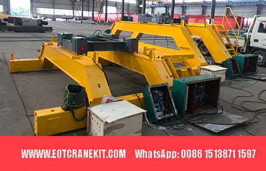Explosion proof crane, double girder design, with hoist trolley under construction  Explosion proof crane, double girder design, with hoist trolley under construction