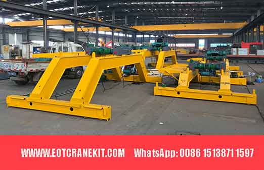 5 ton double girder overhead crane with explosion proof electric hoist trolley, 4 sets for sale Yemen good price 5 ton double girder overhead crane with explosion proof electric hoist trolley, 4 sets for sale Yemen good price