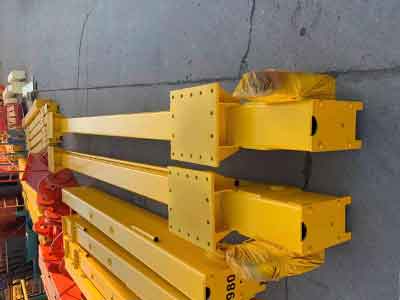 Ground beam of 10 ton single beam gantry crane for sale 