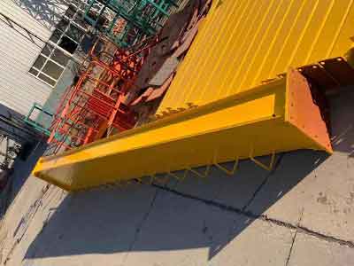 Supporting legs of 10 ton single girder gantry crane