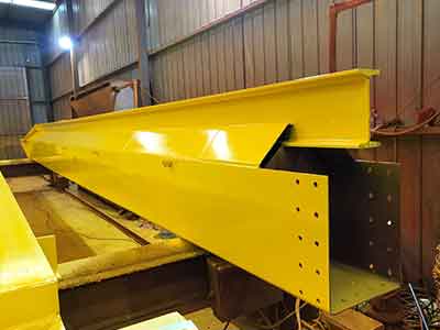 20 m crane girder section 2 for 5 ton single beam overhead crane