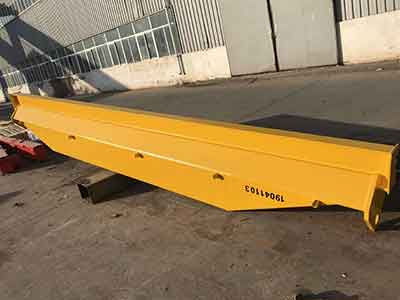 Main girder of Underhung bridge crane 7.5 ton for sale Egypt
