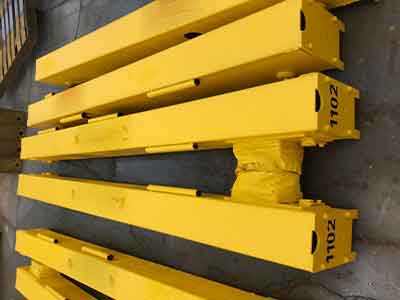 Top running crane end carriage for single girder overhead crane 5 ton
