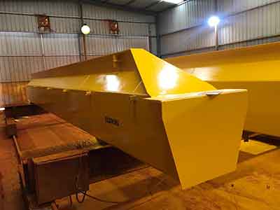 20 m crane girder section 1 for 5 ton single girder bridge crane