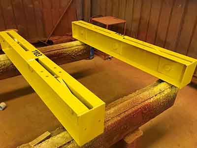 End carriages or end trucks for 7.5 ton underhung bridge crane for sale Egypt