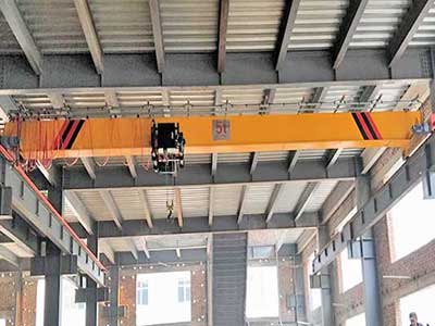 Eureopan style low headroom hoist for single girder overhead crane to increase lifting height 