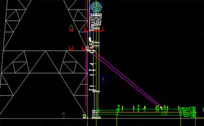 oil filed flare tower assembly drawing by explosion proof winch  oil filed flare tower assembly drawing by explosion proof winch