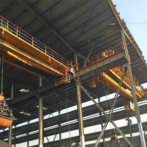 Clamshell Grab Overhead Crane 25 Ton for Coal Handling Pakistan